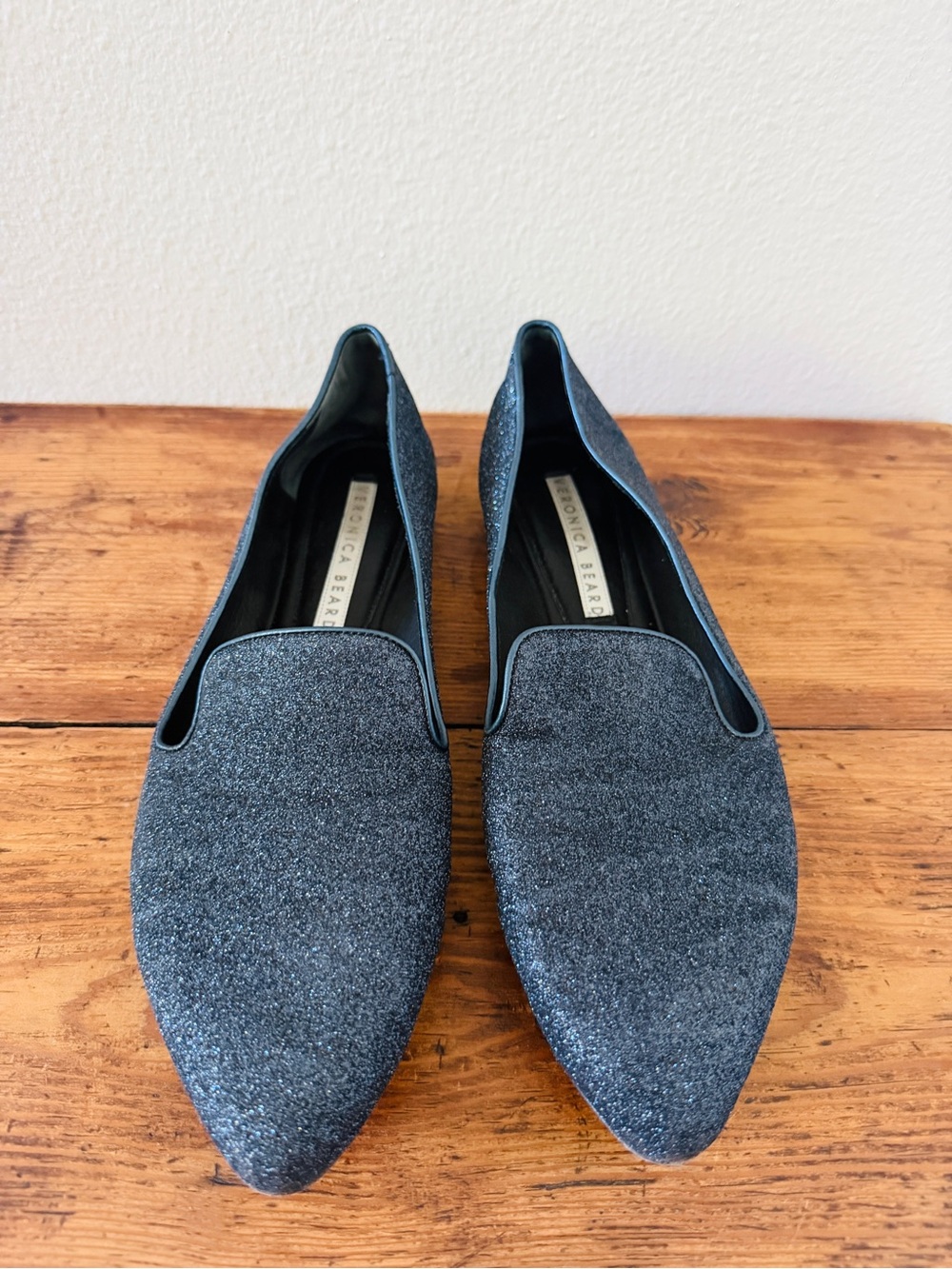 Veronica Beard Griffin Glitter Loafers 40